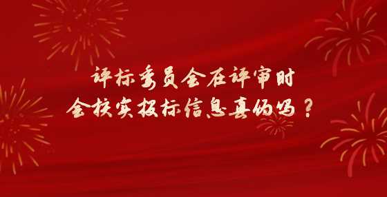 评标委员会在评审时会核实投标信息真伪吗？