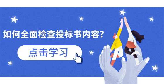 如何全面检查投标书内容？