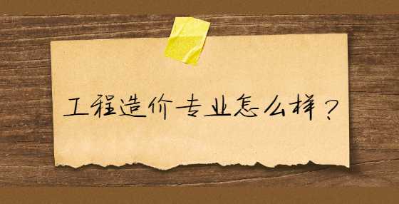 工程造价专业怎么样？