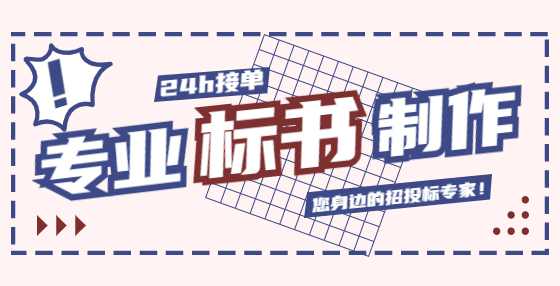 标书分项检查，注意这些细节