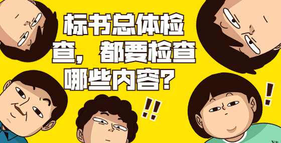标书总体检查，都要检查哪些内容？