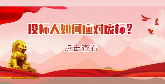 投标人如何应对废标？