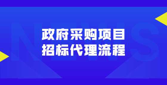 政府采购项目招标代理流程