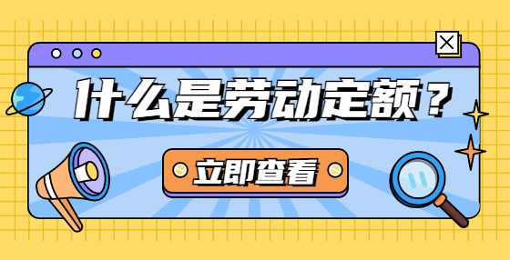 什么是劳动定额? 什么是劳动定额?