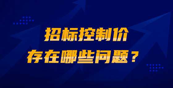 招标控制价存在哪些问题？