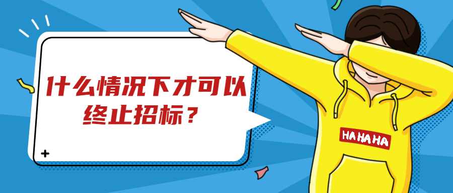 什么情况下才可以终止招标？
