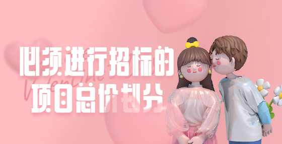 必须进行招标的项目总价划分