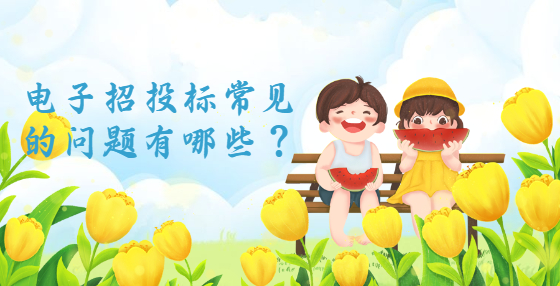 电子招投标常见的问题有哪些？